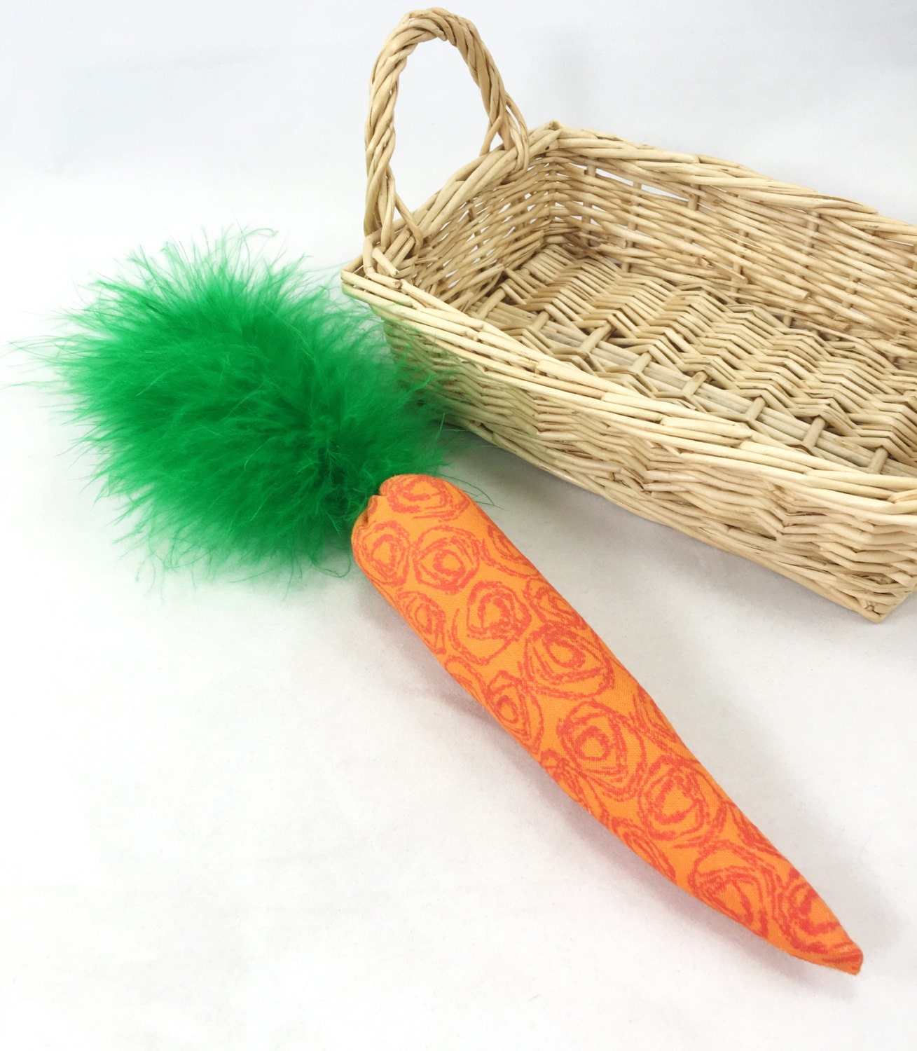 carrot catnip toy