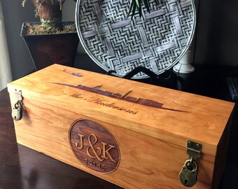 Wine Box, Wedding Wine Box, Wedding Gift, Wine Box Ceremony, Anniversary Gift, Wine Box for Wedding