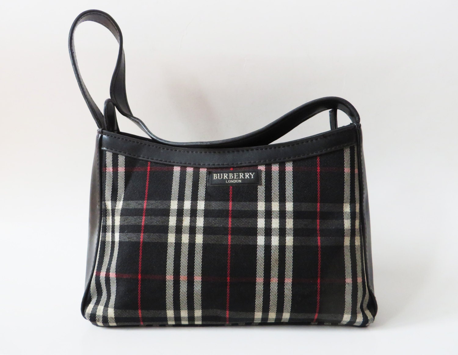 plaid mini purse