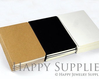 64K (A6/10x14mm) Pack of 5 Blank Kraft Notebooks. Wholesale / Bulk. Notepad. Sketchbook. Notebook Journal (NO LOGO or Marks on Cover)