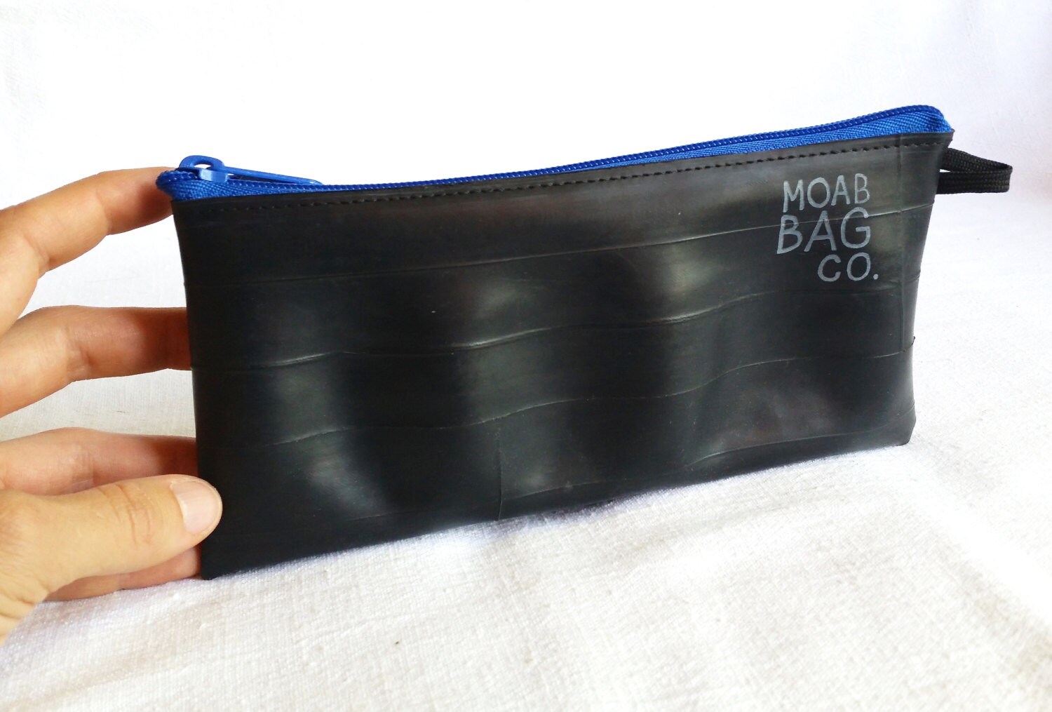 Large Zipper Pouch Bike Tool Bag Recycled Bike by