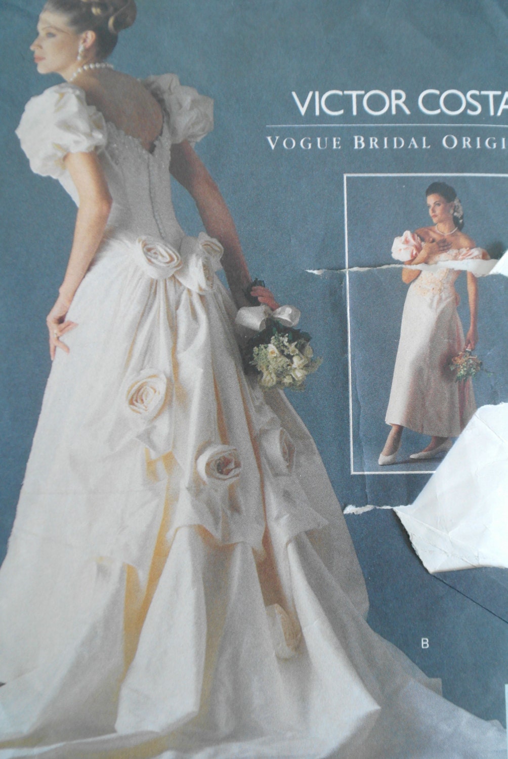  Vogue  Victor Costa Bridal  Dress  Pattern  1060 UK  Size 12 16