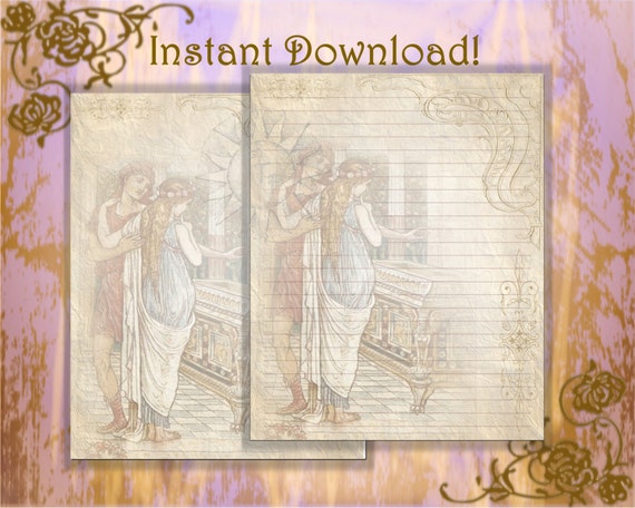 Fairy tale writing paper