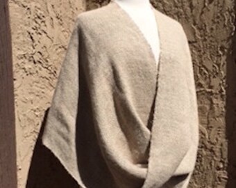 Hemp and Alpaca Handwoven Poncho