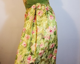FREE SHIPPING Vintage 1950 Couture Gown