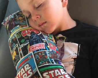 Star Wars Child's Travel Pillow, Booster Seat Pillow, Seat Belt Pillow