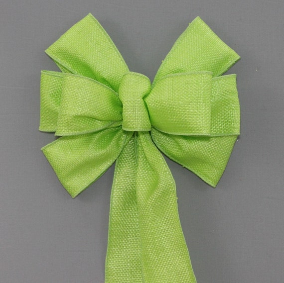 Lime Green Outdoor Bow Outdoor Weatherproof Bows Halloween Bow