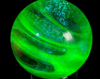 Illuminati Galaxy Dichroic Glass Marble - 1.5"