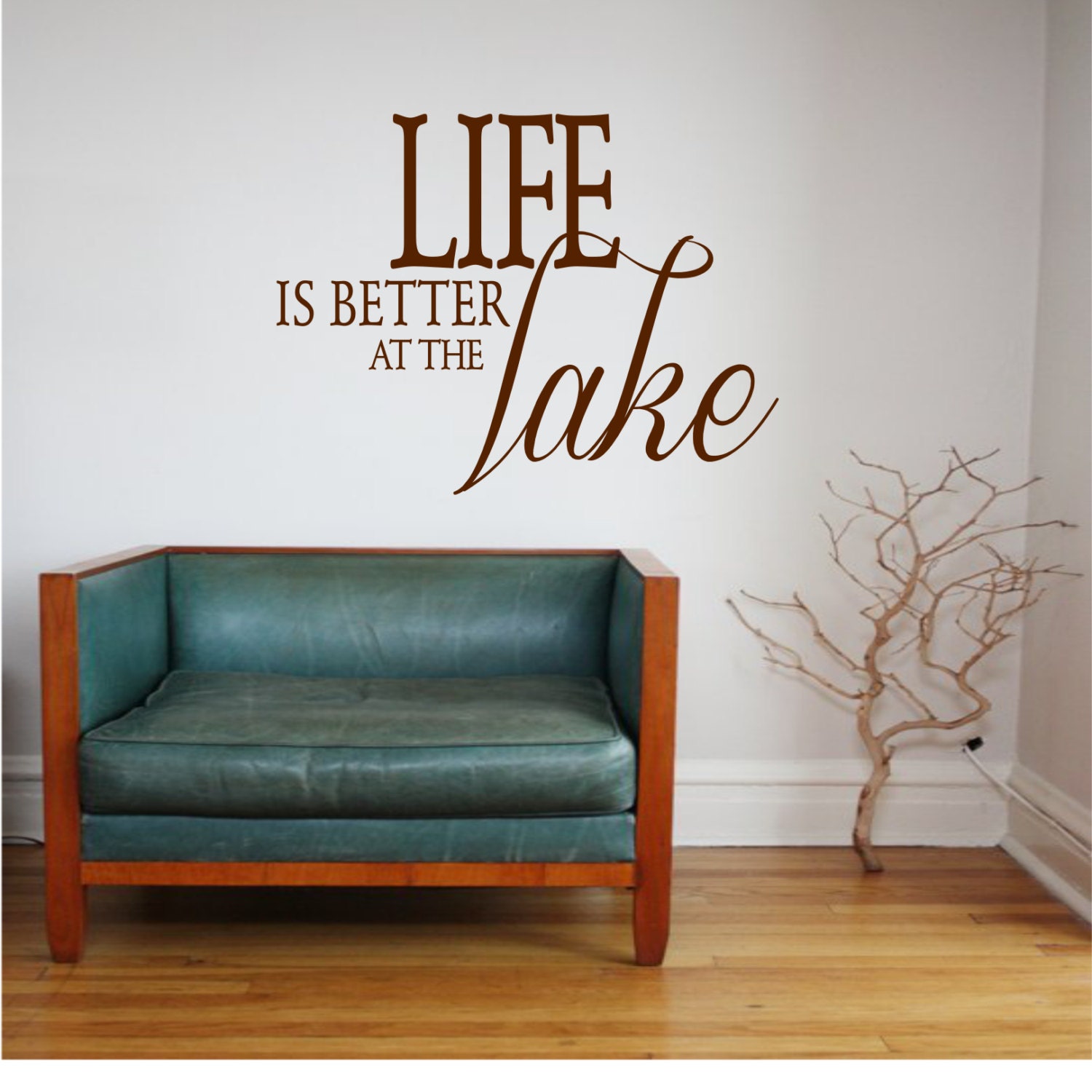 Life is better at the Lake Wall decal Lake House Decal