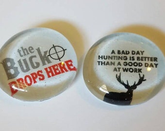 Set of 2 strong country magnets, hunting magnets glass magnets, refrigerator magnets, fridge magnets, kitchen decor