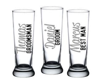 1 Personalized Groomsmen Mugs, Groomsmen Beer Mugs, Grooms Mug, Groomsmen Gift, Best Man Gift