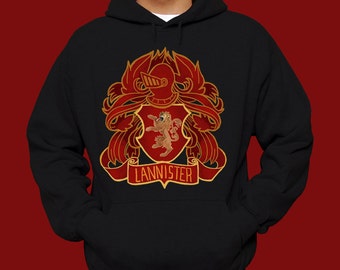 Game of Thrones House Lannister Hoodie - Game of Thrones Shirt - Game of Thrones House Lannister Sigil Game of Thrones Hoodie - Gift
