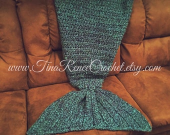 Crochet Mermaid Blanket