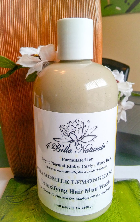 Detoxifying Hair Mud Wash Handcrafted Natural Organic