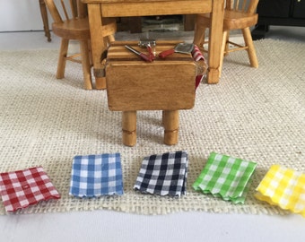 ON SALE Butcher Block Table for 1:12 Scale Dollhouse