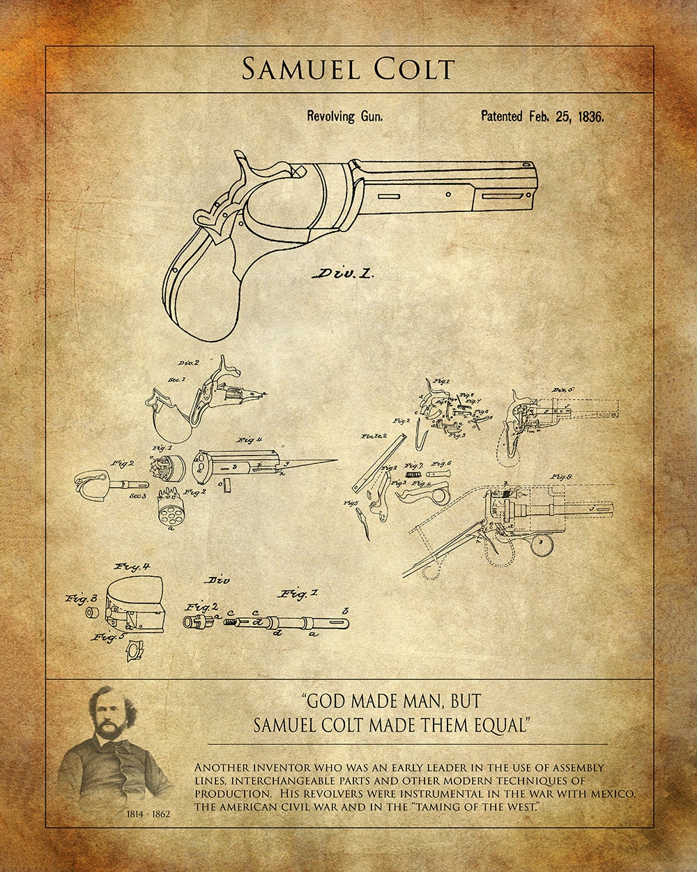 Colt перевод. Colt Paterson 1836 чертеж. Револьвер Кольт Патерсон 1836. Кольт Патерсон 1835. Colt Patent 1835.