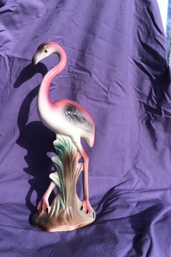 Vintage 50's Flamingo Figurine