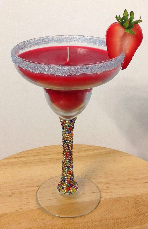 margarita candle festive red candlesgreen candles party