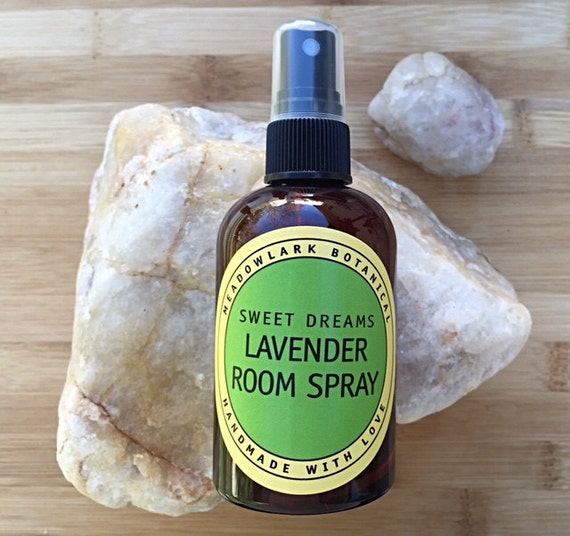 Lavender Room Spray / Organic Natural Air by MeadowlarkBotanical