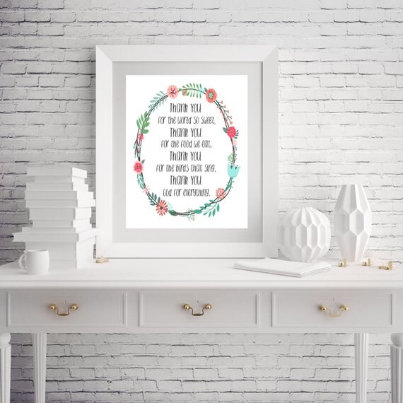 prayersmeal prayersframed artkids by FINNEYBENNYANDCAL on Etsy