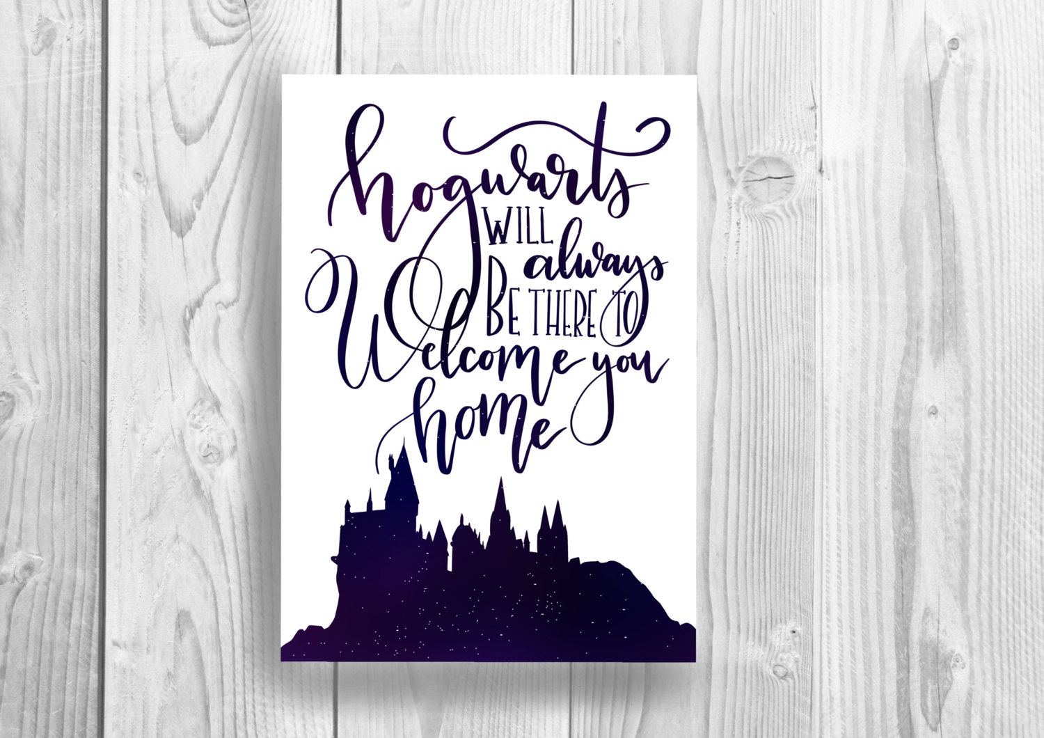 Harry Potter Quote Print Hogwarts Print Harry Potter Wall