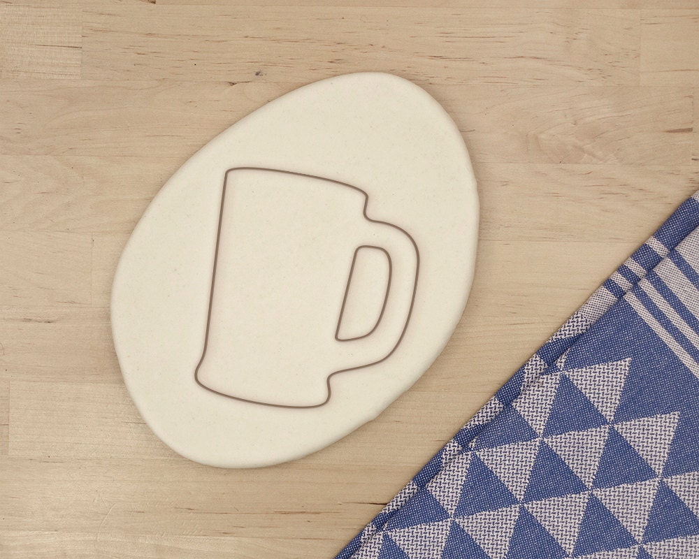 Beer Mug Cookie Cutter Alcohol Drink by RochaixCookieCutters