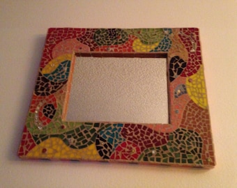 Abstract Mosaic Mirror 12x16