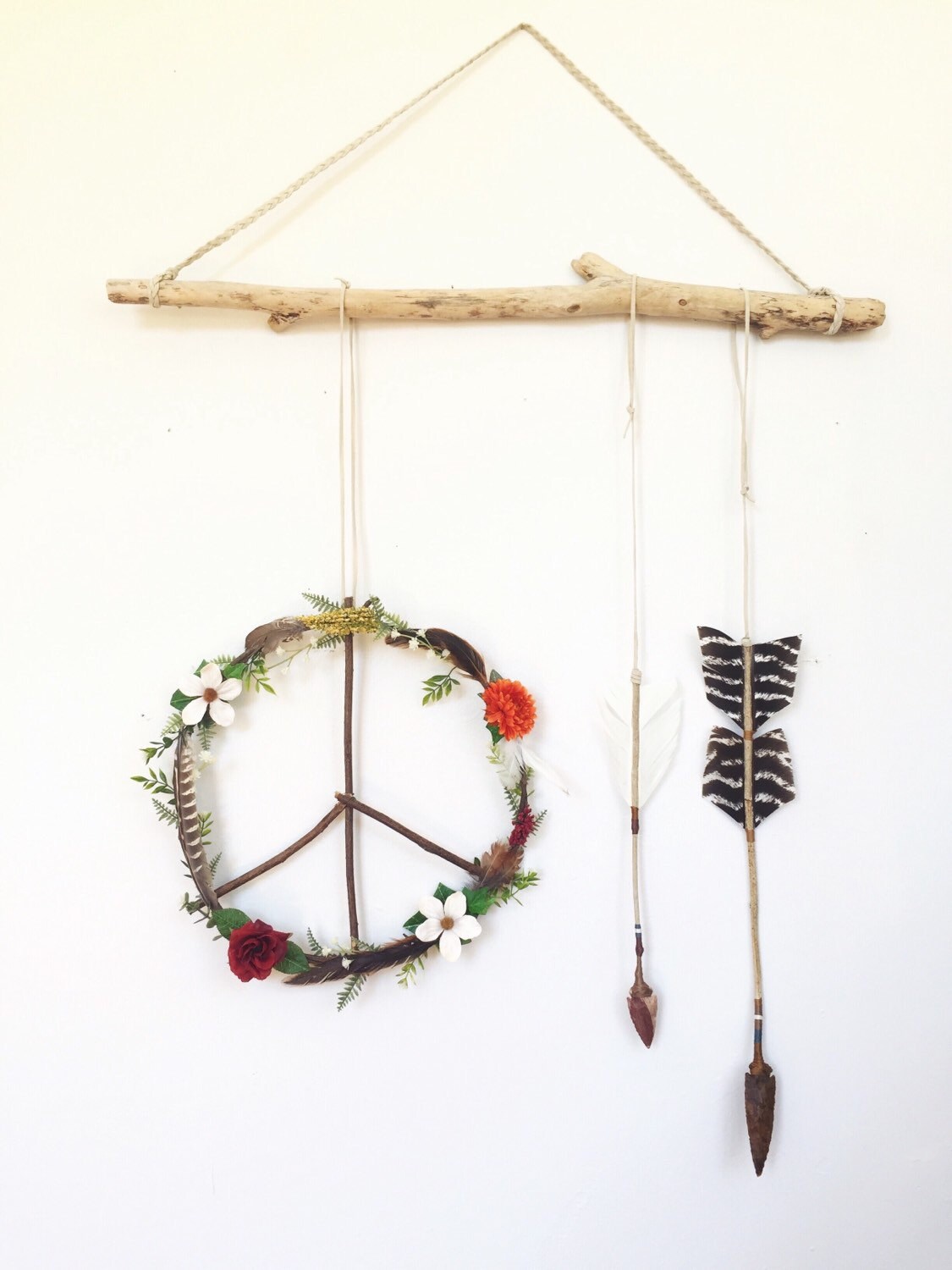 Handmade Dreamcatchers Wall Hangings Jewelry by FoundandFeathers