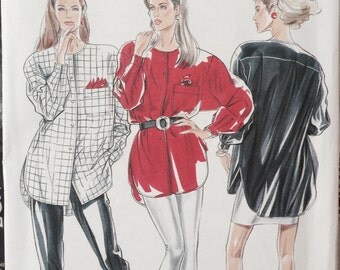 Oversized Shirt Pattern New Look 6581