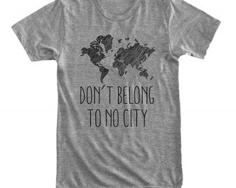 World Map T Shirt – Etsy