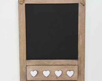 Chalkboard with Hearts. Blackboard - 7978