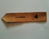 GAME OF THRONES Leather House of Stark laser engraved bookmark