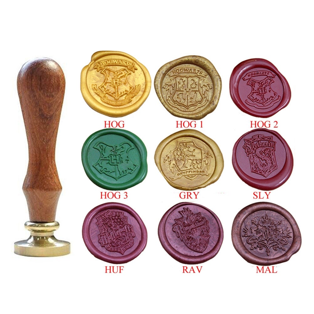 Harry Potter Hogwarts School Wax Seal Stamp Rosewood Sealing