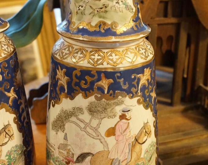 Qing Dynasty Repro Mantle Jars