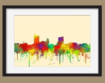 Fort Wayne, Indiana Skyline - SG