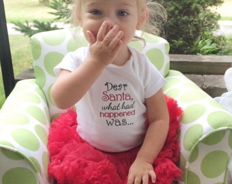 Christmas Baby Outfit - Christmas Baby Clothes - Christmas Baby Girl - Christmas Baby Boy - Dear Santa - Santa Baby - Christmas Shirt