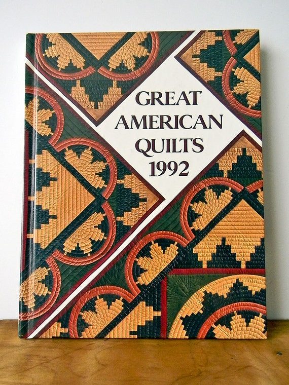 Vintage Hardcover Quilt Book with Photos and Patterns Great