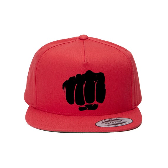 a one punch inspired punch logo snapback hat by a one punch inspired punch logo snapback hat by