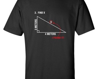 Find X Funny T-Shirt PS_0678W Crazy Math Nerd Geek Kids Mens Womens Funny Humor T Shirts