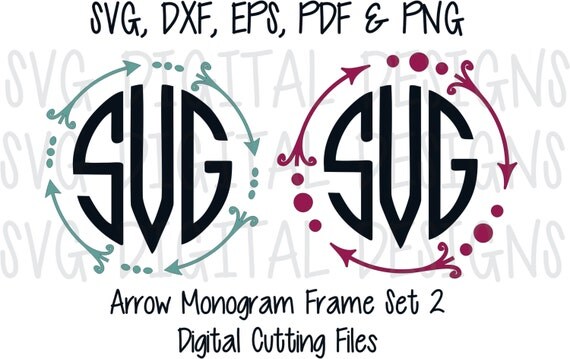 Download Arrow Monogram Svg Files Cute Arrow Svg Digital Design