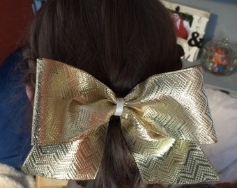 Golden Hair Bow
