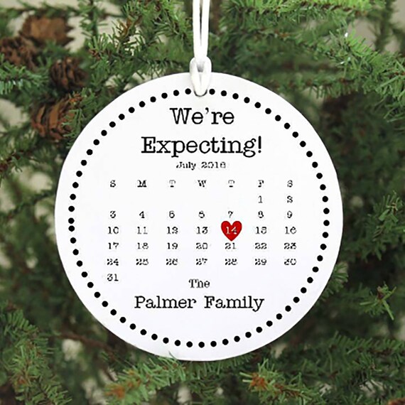 Expecting Ornament We're Expecting Christmas Ornament