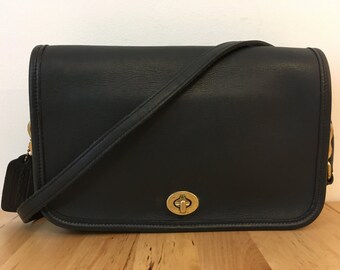 Vintage Coach Penny Bag, Black, 9755