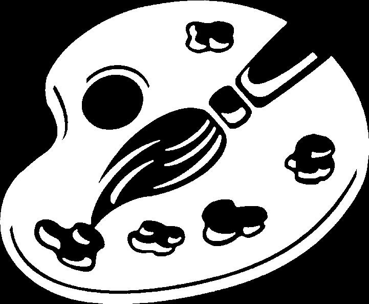 150 Vinyl Decal Paint Palette Brush Art U Pick Color Laptop