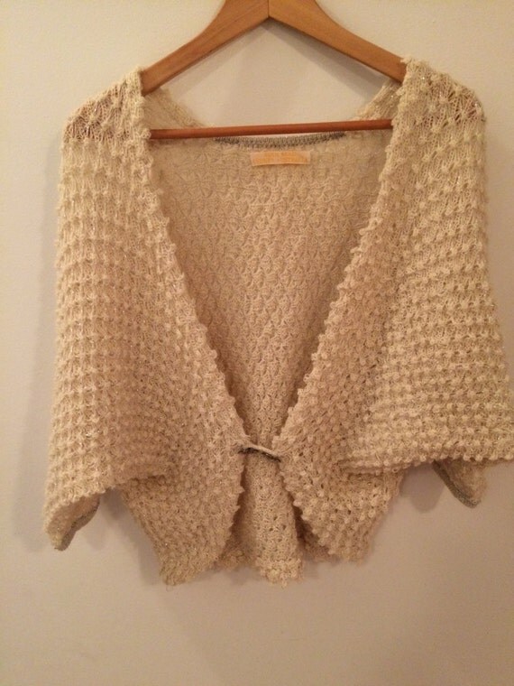 Vintage crocheted cardigan