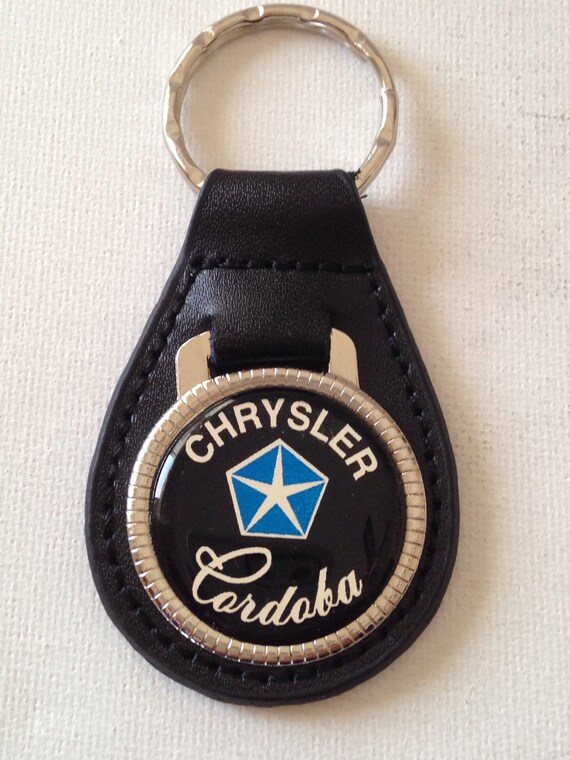 Chrysler Cordoba Keychain Genuine Leather Key Chain