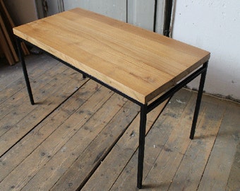 Contemporary Retro Style Solid Teak Wood Coffee Table