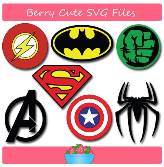 Download Super Hero Logo Set Svg File