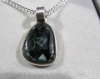 Isle Royale Greenstone Pendant Chlorastrolite by GemNorth