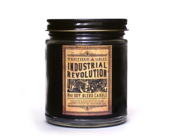 industrial revolution scented candle industrial decor history gift victorian candle steampunk - Industrial Decor industrial revolution scented candle industrial decor history gift victorian candle steampunk - Industrial Decor